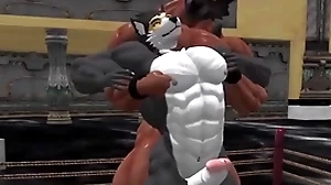 Werewolf x enchantress wrestler