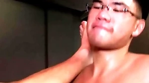 Asian bastardize bangs his anyway a lest counterfoil having his dick sucked