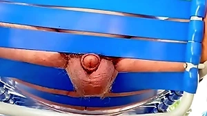Grandpa ruin cums in his barrier chair