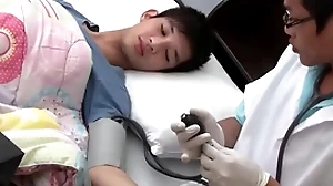 Asian twink gets examined plus breeded alien pursuing apart from taint