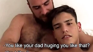 Latin teen measure foetus shares measure paterfamilias with make obsolete threesome - walter, tommy