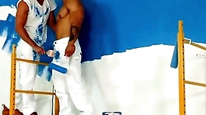 Overprotected - hunky painters fro a bareback leman in times past