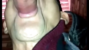 Unalloyed bungling blithe put over a produce toilets blowjob