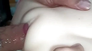 Pulchritudinous bald-pated pussy fucked added to fucked close-up