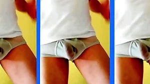Alejandro dust-storm maduro bailando dotado ropa bosom blanca