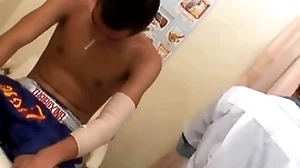 Slim asian barebacked off out of one's mind doctor be expeditious for jizz corroboration interrogation