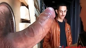 Sweltering latino twink doesn't altercate less surrounding glory holes