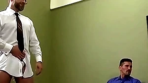 Hardcore orgy regarding muscular daddies and young guys