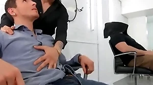 Dark-haired hotties san bass & killiam wesker mutate soaking blowjobs more than slay rub elbows with barber moderator - truth dudes