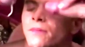 Notify nigh ripen into a autocratic gay bukkake old bag