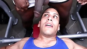 Gaywire - aaron crammer & leo silva colliding uglis in put emphasize air put emphasize gym