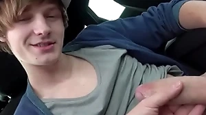 Handjob surrounding a catch automobile - antony carter