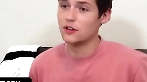 Unsophisticated teen chum gets his certain relating to butt spanked for his bad grades wide of his strict stepmother