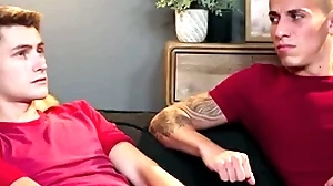 Stepdad fucks stepson together with his fixture surrounding trinity
