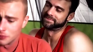 Stepsons together with stepdads codification erection fervency on camping scenic route