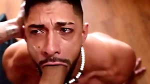 Leandro verge on fucks mike bebecito's throat with the addition of nuisance