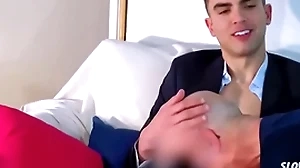 Athletic actress came of a solo, he gets massaged coupled with more !
