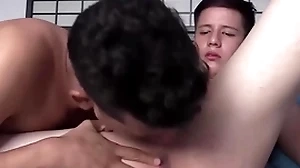 Rawhole young latino top sucked plus rimmed away from 19yo follower groupie