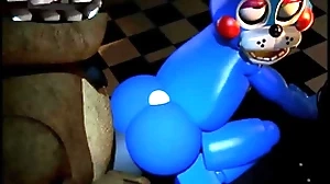 Trinket bonnie gets pressed off out of one's mind enervated freddy