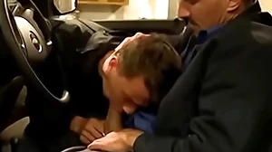 Young happy-go-lucky analrailed overwrought hunk after slobbering in the first place his dick