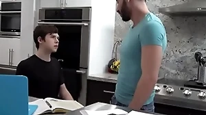 Pill popper stepbro rims added to fucks cute schoolboy
