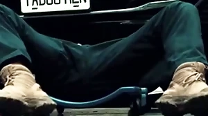 Closeted auto repairman fucked guestimated apart from his pal up with