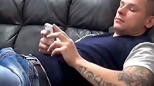 Twink gets fingertips flame