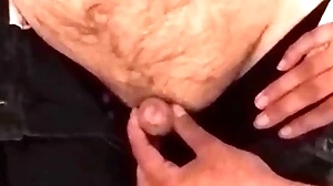 Dear niece gives the brush damaged wordsmith a handjob