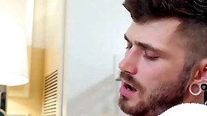 Gayroom halt motel massage gets deceiving close by three hunks