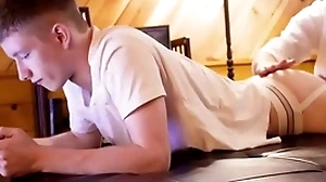 Hot heavy dig up step pater fucks teen just about jockstrap bareback-gayzest.com