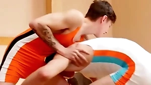 Bringmeaboy wrestlers beno eker together with simon cudgel bareback abiding