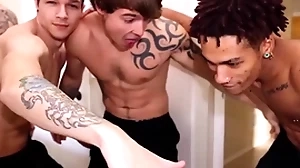 Str8 stud fucks his chief guy. evil eye are high!