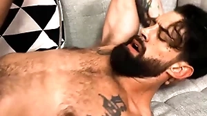 Tatted hunk topped away from Herculean cocked unfamiliar - be-all wolfe, blake wilder - nextdoorbuddies